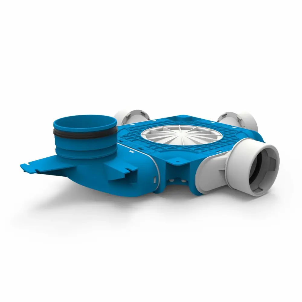 1765005935506-24944c16-4ecb-4e00-9127-1e32b385fe14 Vent-Axia Uniflexplus ventilatie samengestelde verdeler 3x Ø90mm met verticale tuit Ø125mm