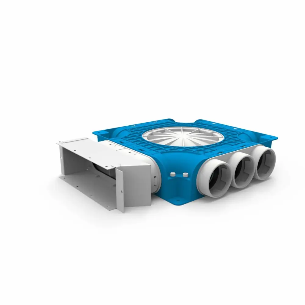 Vent-Axia Uniflexplus ventilatie samengestelde verdeler 9x Ø69mm voor instortkanaal 220x80mm 220x80mm