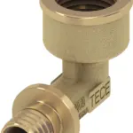 TECEflex schroefbus haaks silicium brons 20 mm x Rp 1/2"