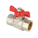 BONFIX Kogelkraan 1/4" bi.dr. x 1/4" bi.dr. +vlindergreep