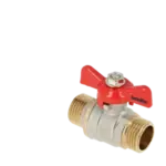 BONFIX Kogelkraan 1" bu.dr. x 1" bu.dr. +vlindergreep