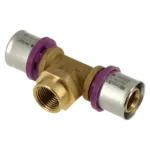 BONFIX Alu-pers 2000725 T-stuk 26 x 1/2" binnendraad x 26 mm