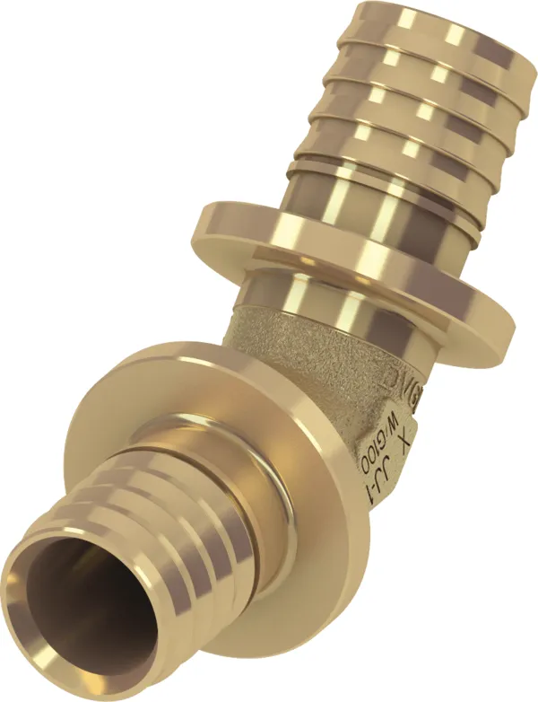 TECEflex knie 45° silicium brons 32 mm x 32 mm