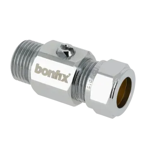 BONFIX Kogelstopkraan knel 3/8 x 12 (schroevendraaier)
