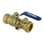 BONFIX Kogelstopkraan 22 x 22 mm knel met aftap