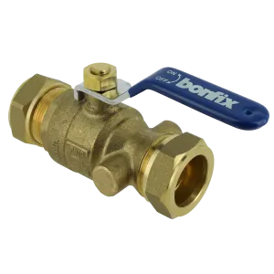 BONFIX Kogelstopkraan 22 x 22 mm knel zonder aftap