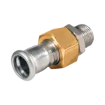 BONFIX M-press RVS-water 3-del. kopp. vlakd 3/4" bu.x 15 mm