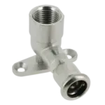 BONFIX M-press RVS-water muurplaat 3/4" bi.dr. x 22 mm