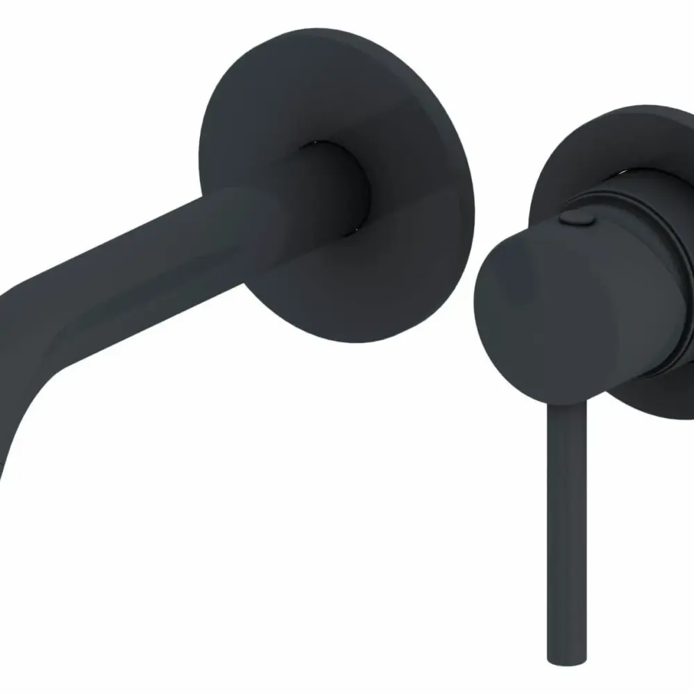 Saniful Wastafelmengkraan rond inbouw Mat Zwart