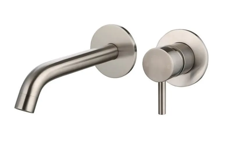 Saniful Wastafelmengkraan rond inbouw Gun Metal