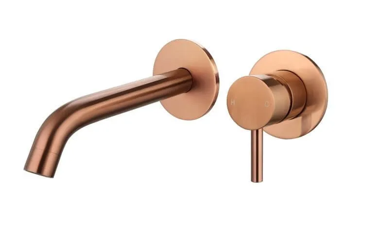 Saniful Wastafelmengkraan rond inbouw Brons