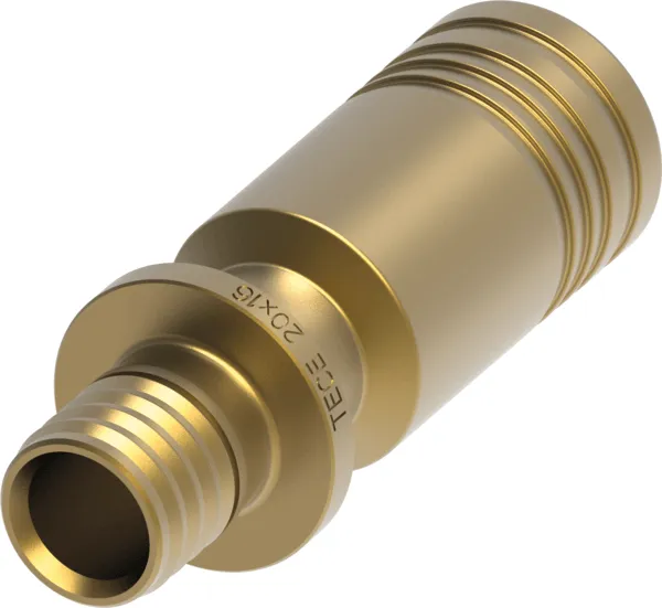 TECEflex aansluitadapter voor de hygiëne-box silicium brons 16 mm