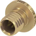 TECEflex blindstop standaard messing 16 mm