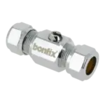 BONFIX Minikogelkraan recht knel 10x10 (schroevendraaier)