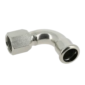 BONFIX M-press RVS-water bocht 90° 3/4" bi.dr. x 22 mm