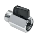 BONFIX Minikogelkraan 3/4" bi.dr. x bu.dr. (zwarte knop)