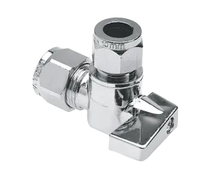 BONFIX Minikogelkraan haaks knel 15x10 (chromen knop)