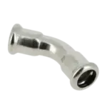 BONFIX M-press RVS-water bocht 45° 22 x 22 mm