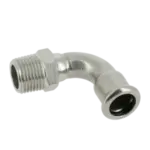 BONFIX M-press RVS-water bocht 90° 3/4" bu.dr. x 22 mm