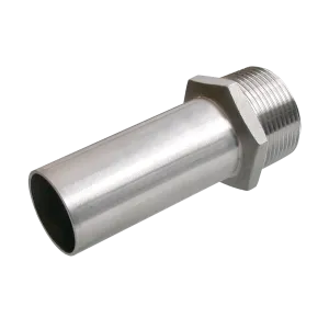 BONFIX M-press RVS-water insteekkopp. 1/2" bu.dr. x Ø15 mm