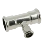 BONFIX M-press RVS-water T-stuk 22 x 15 x 22 mm