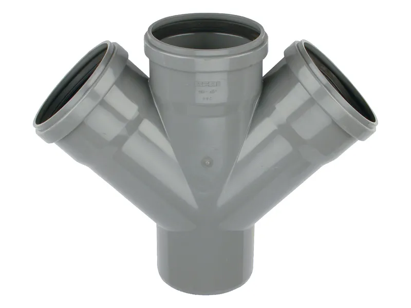 1765096049754-58a118a2-c0cd-4b49-899c-1e94fe0179c8 PVC Manchet Dubbel T-Stuk 45° grijs 125 SN4 M/S