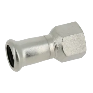 BONFIX M-press RVS-water schroefbus 1" bi.dr. x 22 mm