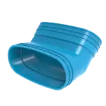 Wavin Ventiza Staande Bocht 45° 195x80M/M