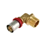 BONFIX Alu-pers kniekoppeling 3/4" bu.dr. x 16 mm