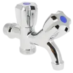 BONFIX Tapkraan dubbele verchroomd 1/2