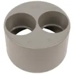 PVC Lijm Inzetverloop grijs 110x50x50