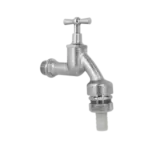 BONFIX Tapkraan mat chroom met kruk+slangwl+klep 1/2" DVGW