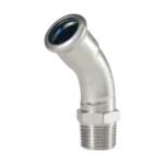 BONFIX M-press RVS-water bocht 45° 1/2" bu.dr. x 15 mm