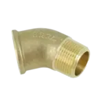 BONFIX Draad messing bocht 45° 3/4" bi.dr. x bu.dr.
