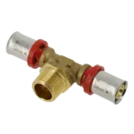 BONFIX Alu-pers 2000605 T-stuk 16 x 1/2" buitendraad x 16 mm