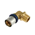 BONFIX Alu-pers 2001025 Knie 3/4" buitendraad x 20 mm