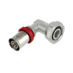 BONFIX Alu-pers Knie 1/2" conisch x 16 mm vertind ( voor inbouwreservoir )