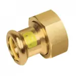 BONFIX M-press roodkoper gas 2-delige koppeling 3/4" x 28 mm vlakd.