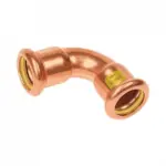 BONFIX M-press roodkoper gas bocht 90 graden 15 x 15 mm