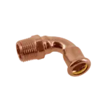 BONFIX M-press roodkoper gas kniekoppeling 3/4'' x 22 mm