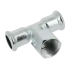 BONFIX M-press staalverzinkt T-stuk 28 x 3/4" x 28 mm