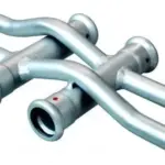 BONFIX M-press staalverzinkt kruisingpaar dubbel 28 x 15 mm