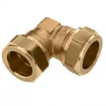 Bonfix messing knie 90 graden 2x knel 15mm knel