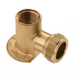 Bonfix messing muurplaat knel x binnendraad 15 x 3/4 inch