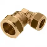 Bonfix messing verloopknie 90 graden 2x knel 28 x 22 mm