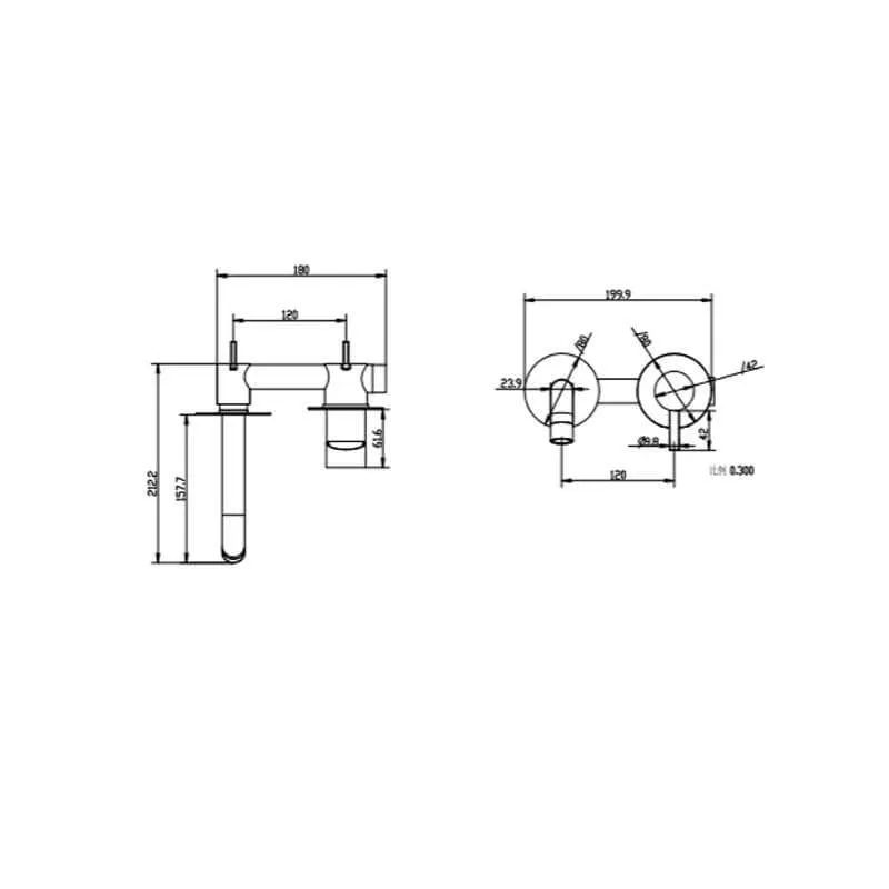 Saniful Wastafelmengkraan rond inbouw RVS - Afbeelding 2