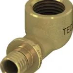 TECEflex compacte schroefbus haaks silicium brons 16 mm x 1/2"