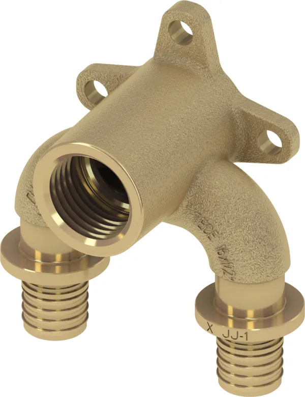 TECEflex-dubbele-muurplaat-stromend-silicium-brons-6567 TECEflex dubbele muurplaat stromend silicium brons