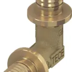 TECEflex knie 90° standaard messing 16 mm x 16 mm