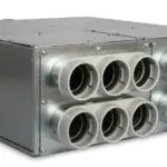 Vent-Axia Uniflexplus ventilatie verdeler met geluiddemper 12x Ø69mm met tuit